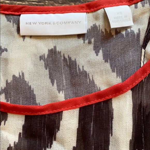 New York & Company sheer top - Picture 2 of 3